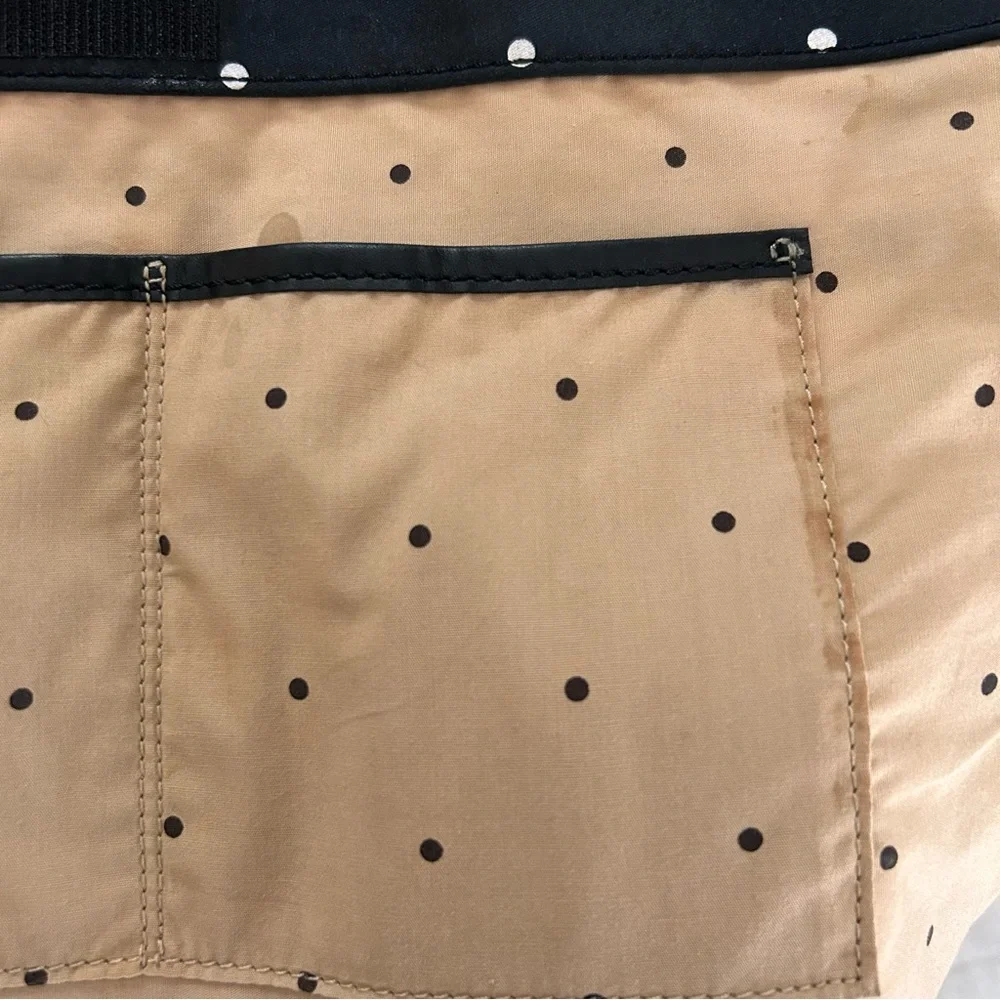 Kate Spade Vintage Black & White Polka Dot Double Handle Shoulder Bag - Picture 14 of 14
